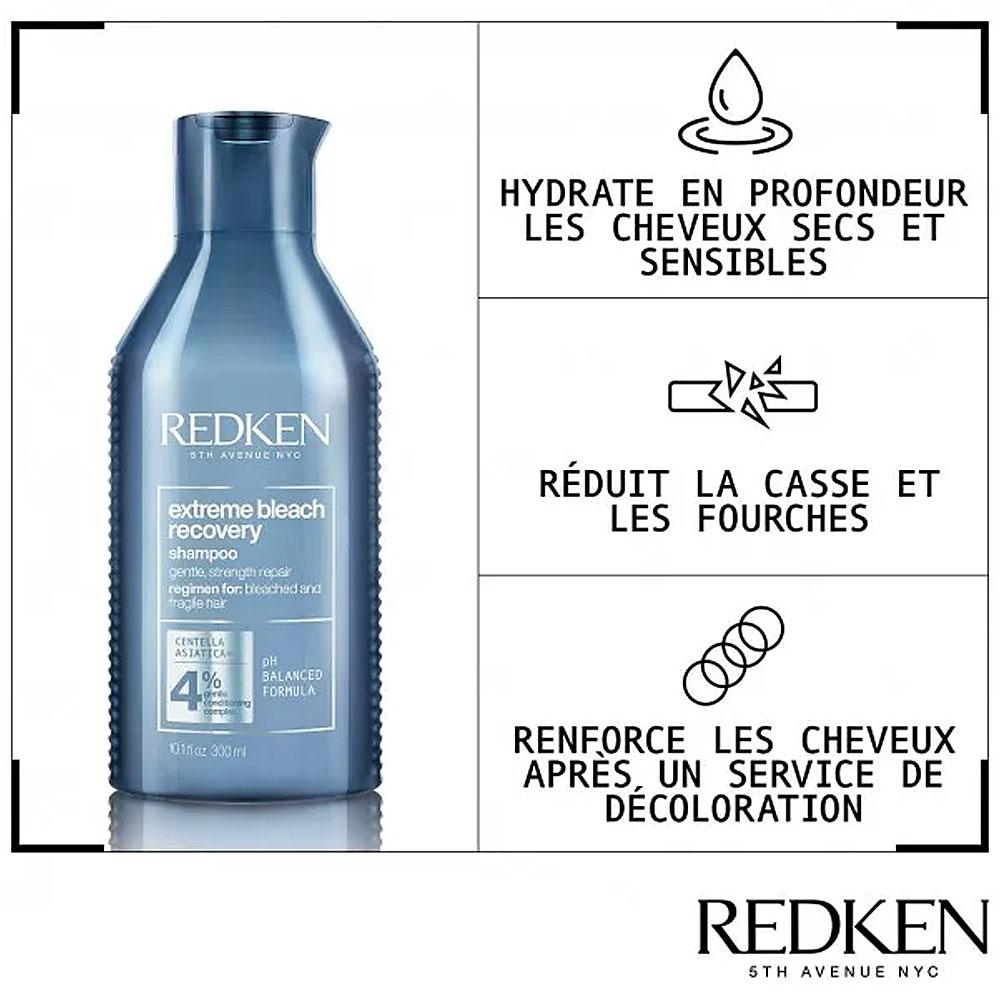 Шампунь Редкен для ухода за осветленными волосами 300ml - Redken Extreme Bleach Recovery Shampoo - фото 4 - id-p166875552