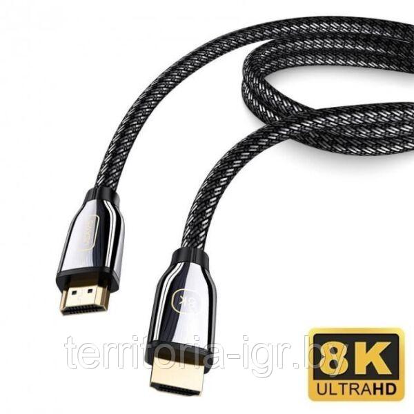 Кабель HDMI A вилка - HDMI A вилка US-SJ497 U67 ver.2.1 2м. Usams - фото 2 - id-p173408071
