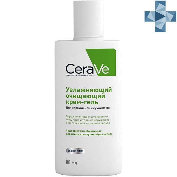 Крем-гель Цераве Очищение увлажняющий очищающий для нормальной и сухой кожи лица и тела 88ml - CeraVe - фото 2 - id-p173408461