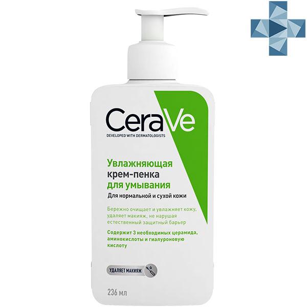 Крем-пенка Цераве Очищение увлажняющая для умывания 236ml - CeraVe Cleansers Hydrating Cream-to-Foam Cleanser - фото 2 - id-p173408466