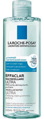 Мицеллярная вода Ла Рош-Позе Эфаклар для жирной и проблемной кожи 400ml - La Roche Posay Effaclar Ultra - фото 1 - id-p173408502