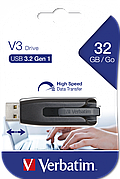 Флэш-накопитель 32Gb Store 'n' Go USB 3.0 V3 черный Verbatim