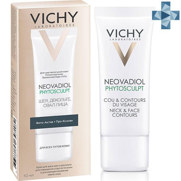 Крем Виши для зоны шеи, декольте и овала лица 50ml - Vichy Neovadiol Phytoscuplt - фото 2 - id-p173408575