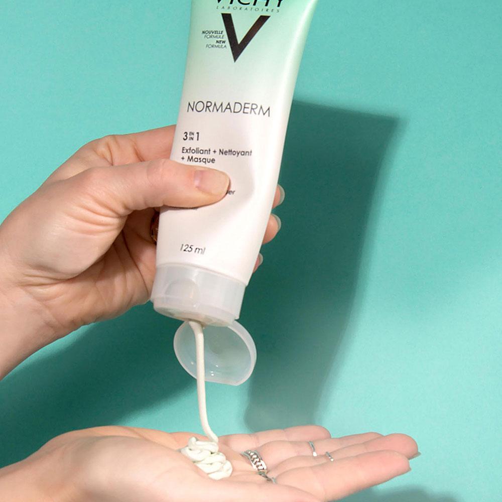 Бальзам Виши очищающий 3в1 125ml - Vichy Normaderm Exfoliant Plus - фото 3 - id-p173408579