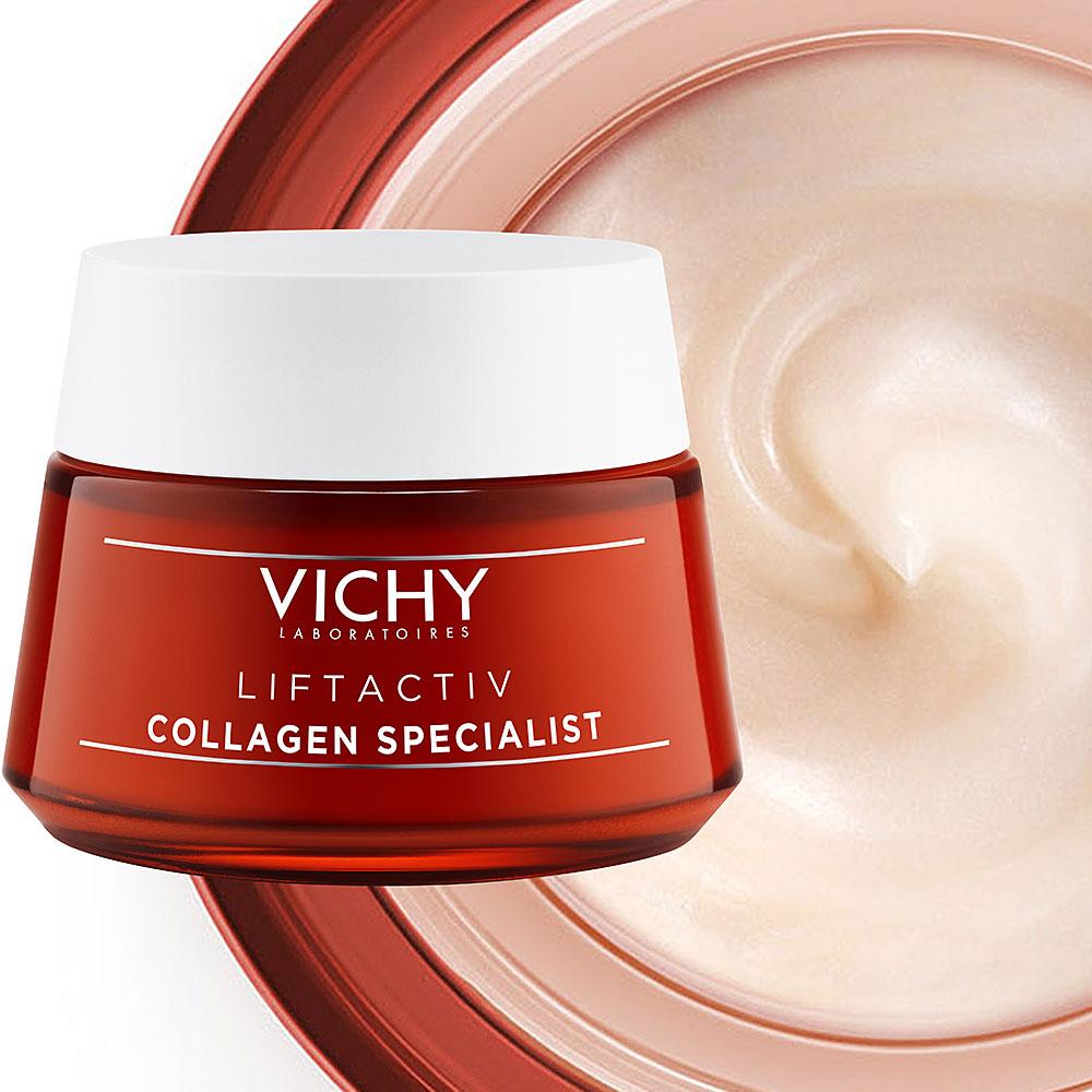 Крем Виши дневной против морщин и для упругости кожи 50ml - Vichy Liftactiv Collagen Specialist Cream - фото 3 - id-p173408596