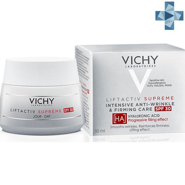 Крем Виши против морщин для упругости кожи с UV-фильтром 50ml - Vichy Liftactiv Supreme Day Cream SPF 30 - фото 2 - id-p173408601