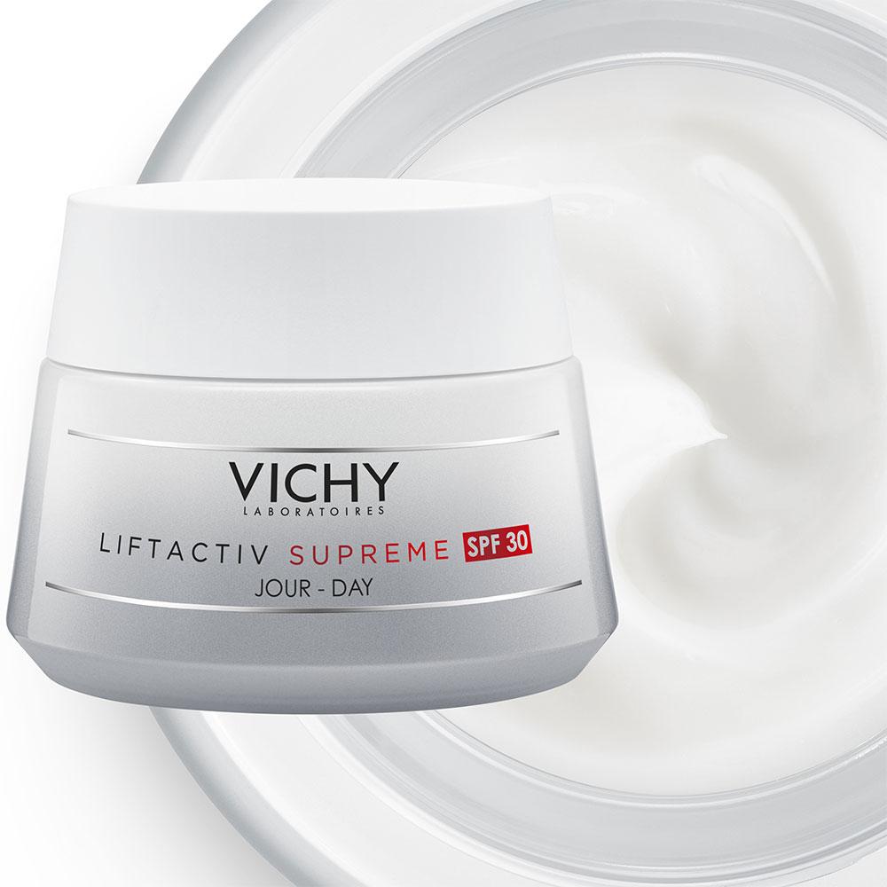Крем Виши против морщин для упругости кожи с UV-фильтром 50ml - Vichy Liftactiv Supreme Day Cream SPF 30 - фото 3 - id-p173408601