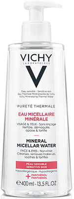 Вода Виши мицеллярная для чувствительной кожи 400ml - Vichy Purete Thermale Micellar Mineral Water Sensitive