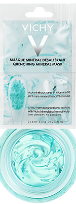 Маска Виши минеральная успокаивающая с витамином B3 2x6ml - Vichy Purete Thermale Mineral Masque