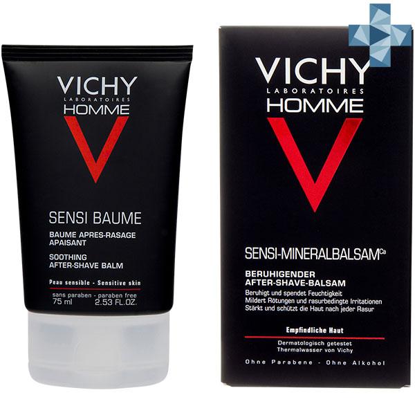 Бальзам Виши после бритья смягчающий 75ml - Vichy Homme Shave Sensi After Shave Baume - фото 2 - id-p173408631