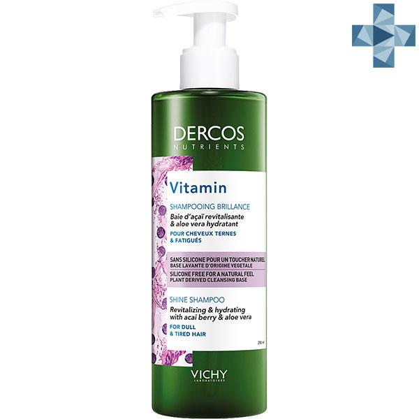 Шампунь Виши для блеска волос 250ml - Vichy Nutrients Vitamin ACE Shampoo - фото 2 - id-p173408645