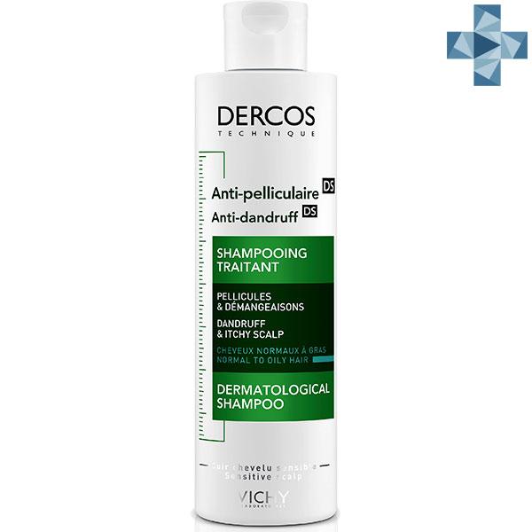 Шампунь Виши против перхоти для нормальных и жирных волос 200ml - Vichy Dercos Hair Care Anti Dandruff Shampoo - фото 2 - id-p173408649