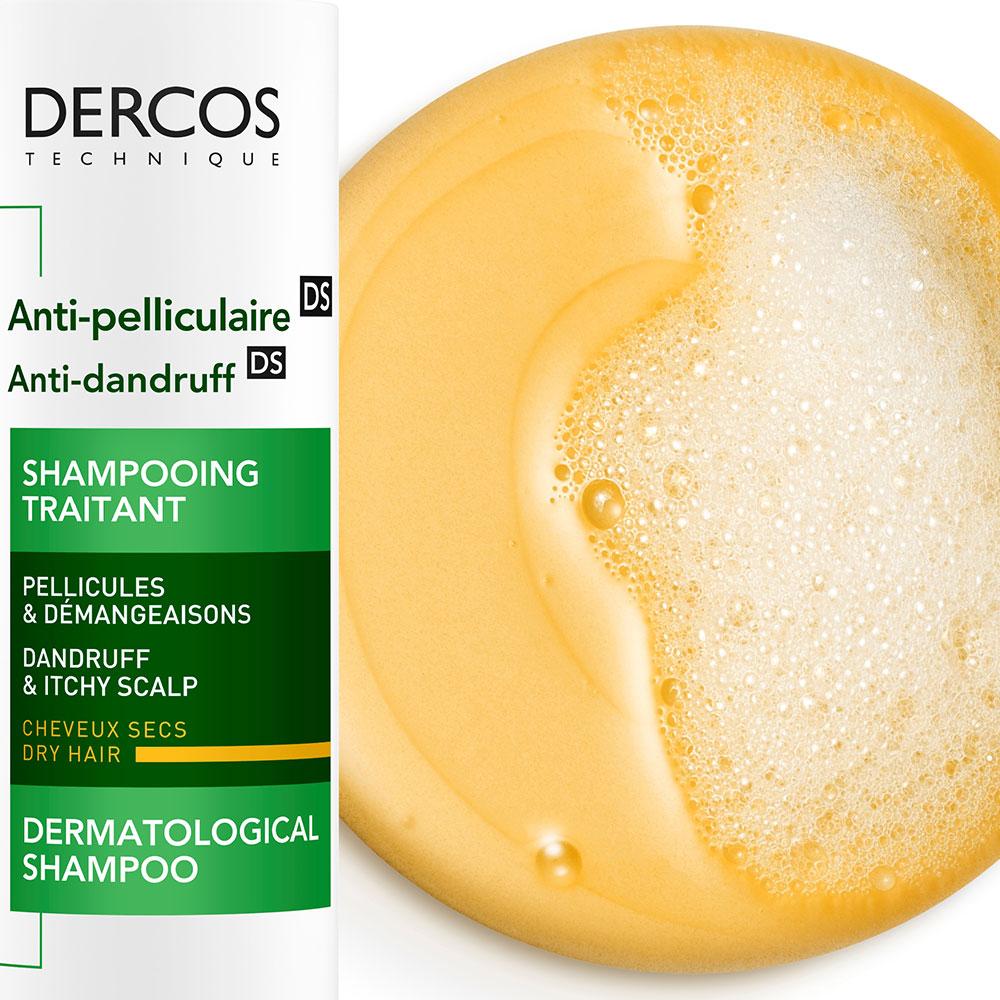 Шампунь Виши против перхоти для сухих волос 200ml - Vichy Dercos Hair Care Anti Dandruff Shampoo Dry Hair - фото 3 - id-p173408651