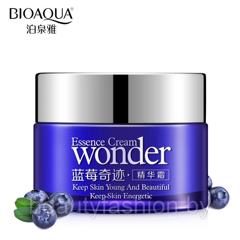 Маска-крем для лица с экстрактом черники Wonder Essence Cream, 50г Bioaqua - фото 3 - id-p173417051