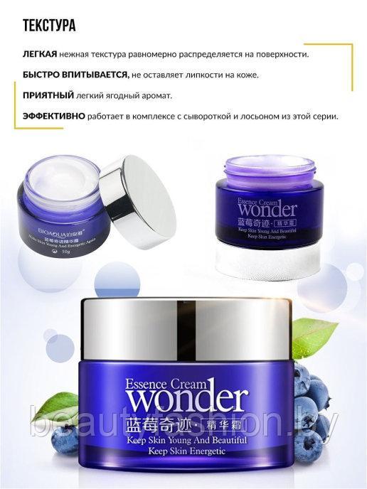 Маска-крем для лица с экстрактом черники Wonder Essence Cream, 50г Bioaqua - фото 6 - id-p173417051