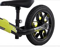 Беговел светящийся Qplay Spark Balance Bike зеленый, фото 4