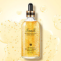 Омолаживающая сыворотка для лица с муцином улитки и 24К золотом Snail Silky Hydrating Skin Gold Snail 100 мл