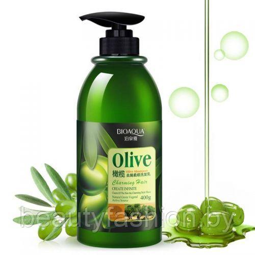 Шампунь для волос с маслом оливы Olive Shampoo, 400г Bioaqua - фото 2 - id-p173417090