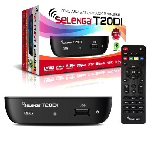 Цифровой ТВ ресивер SELENGA T20DI (DVB-T/T2/C)