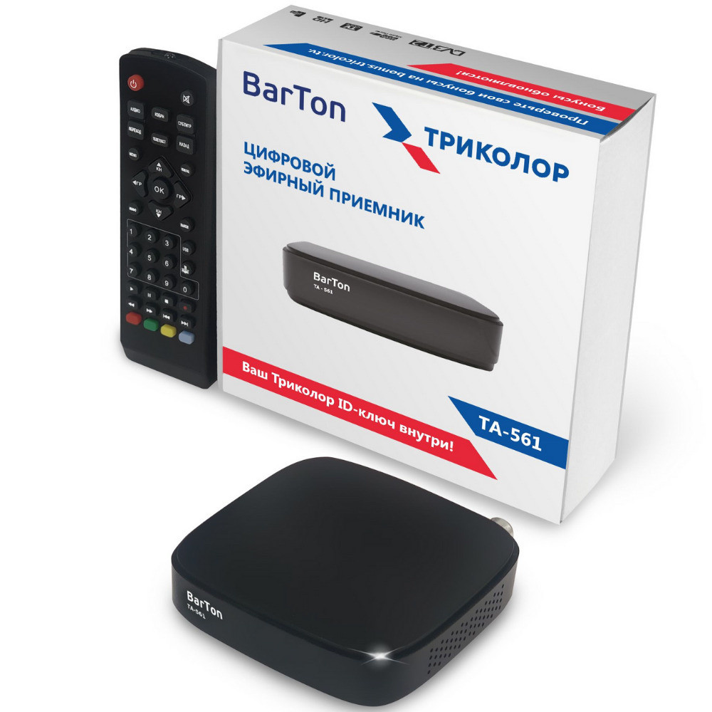 Цифровой ТВ ресивер BarTon TA-561 (DVB-T2/) - фото 1 - id-p173417478