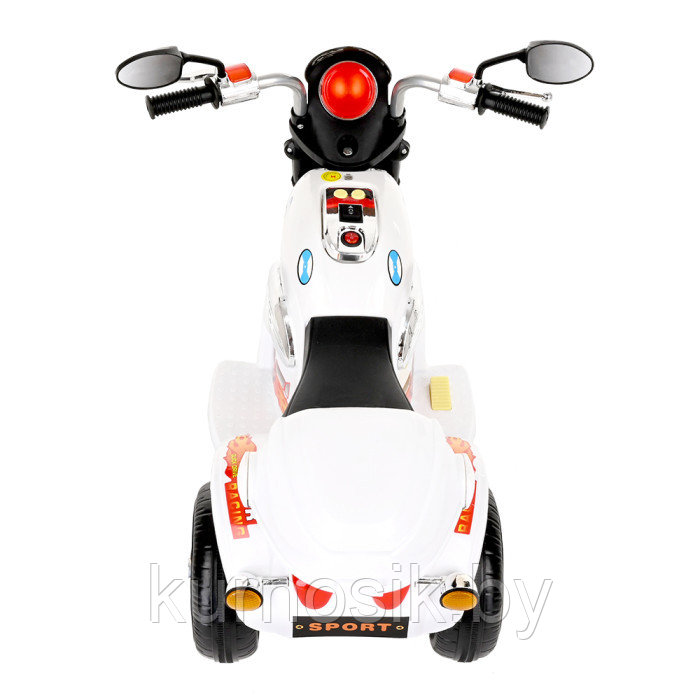 Электромотоцикл Pituso 6V/4,5Ah*1,15W*1,колеса пластик,свет,музыка, X-818 красный - фото 4 - id-p173429986