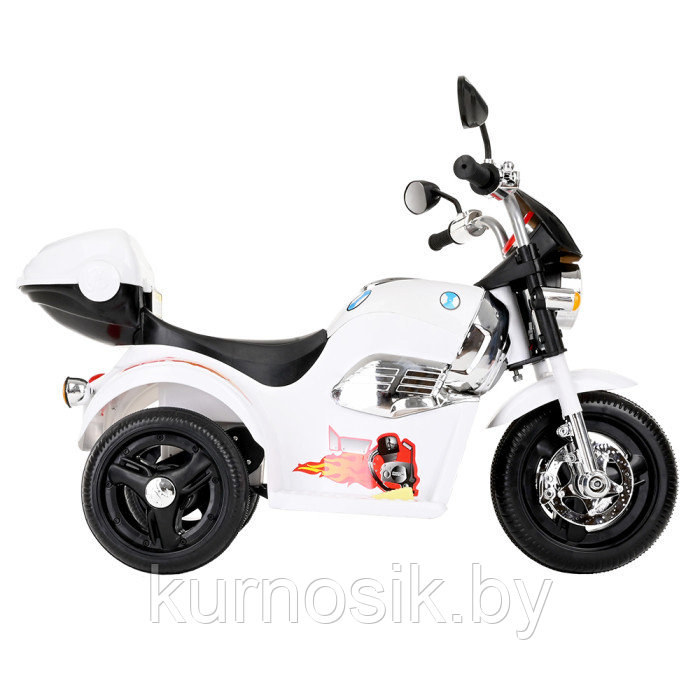 Электромотоцикл Pituso 6V/4,5Ah*1,15W*1,колеса пластик,свет,музыка, X-818 красный - фото 7 - id-p173429986