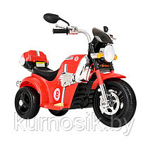 Электромотоцикл Pituso 6V/4,5Ah*1,15W*1,колеса пластик,свет,музыка, X-818 красный