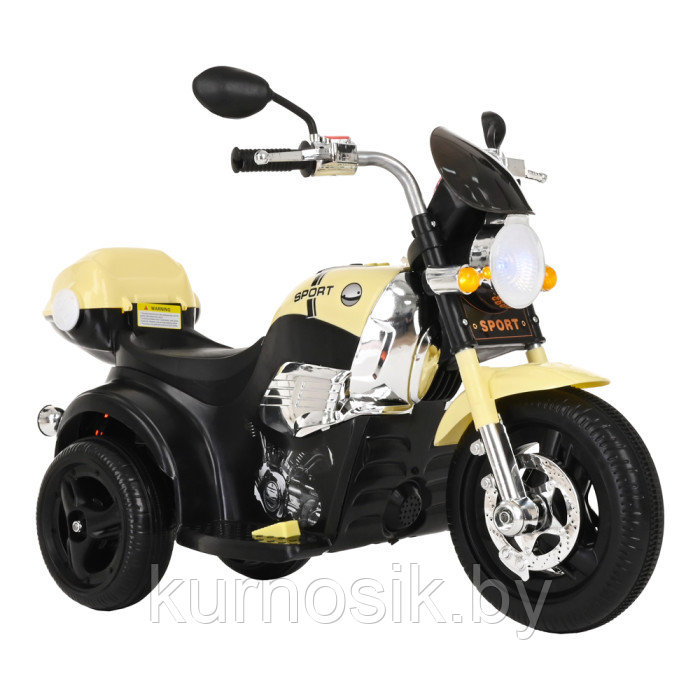 Электромотоцикл Pituso 6V/4,5Ah*1,15W*1,колеса пластик,свет,музыка, X-818 красный - фото 9 - id-p173429986