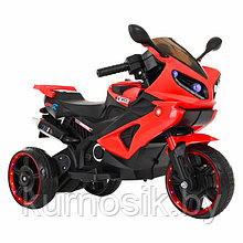Электромобиль Pituso Электромотоцикл 6V/4,5Ah*1,15W*1 свет, музыка, подсветка колес X-169B красный