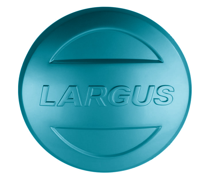 Колпак на запасное колесо крашеный (ABS) LADA LARGUS с 2012 - фото 4 - id-p106430801