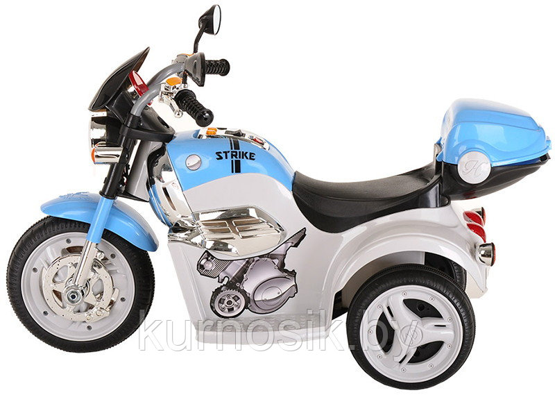 Электромотоцикл Pituso 6V/4Ah*1, свет, звук, колеса пластик MD-1188 красный - фото 4 - id-p173438609