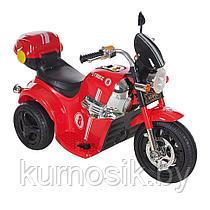 Электромотоцикл Pituso 6V/4Ah*1, свет, звук, колеса пластик MD-1188 красный