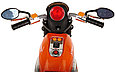 Электромотоцикл Pituso 6V/4Ah*1, свет, звук, колеса пластик MD-1188 оранжевый, фото 3