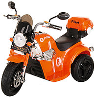 Электромотоцикл Pituso 6V/4Ah*1, свет, звук, колеса пластик MD-1188 оранжевый