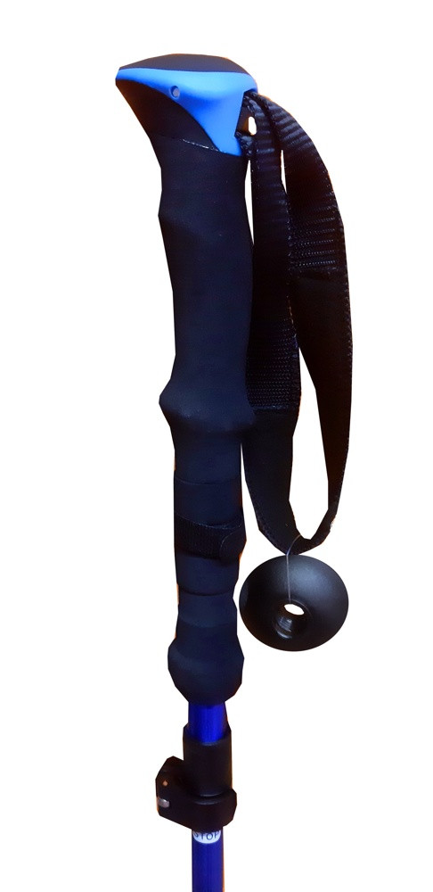 Палки телескопические для скандинавской ходьбы Fora XG-03 Trekking Compact в чехле, 65-135 см синий - фото 3 - id-p173441053