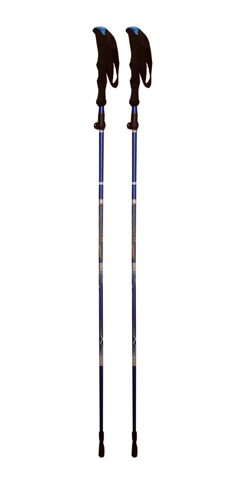 Палки телескопические для скандинавской ходьбы Fora XG-03 Trekking Compact в чехле, 65-135 см синий - фото 6 - id-p173441053