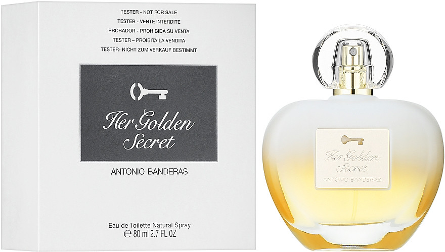 Antonio Banderas HER Golden Secret edt 80ml TESTER