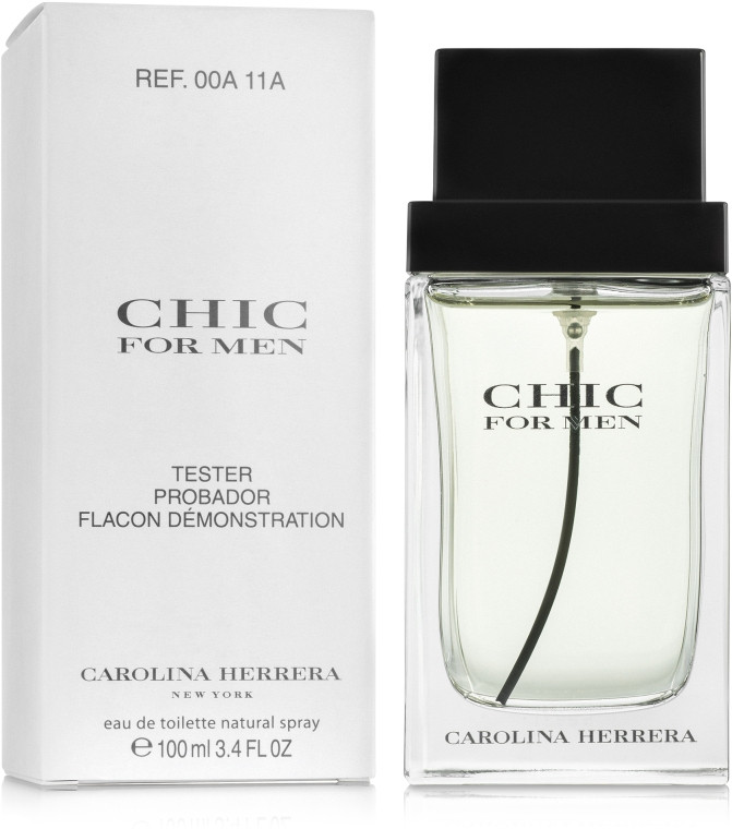 Carolina Herrera CHIC for men edt 100ml TESTER - фото 1 - id-p142042856