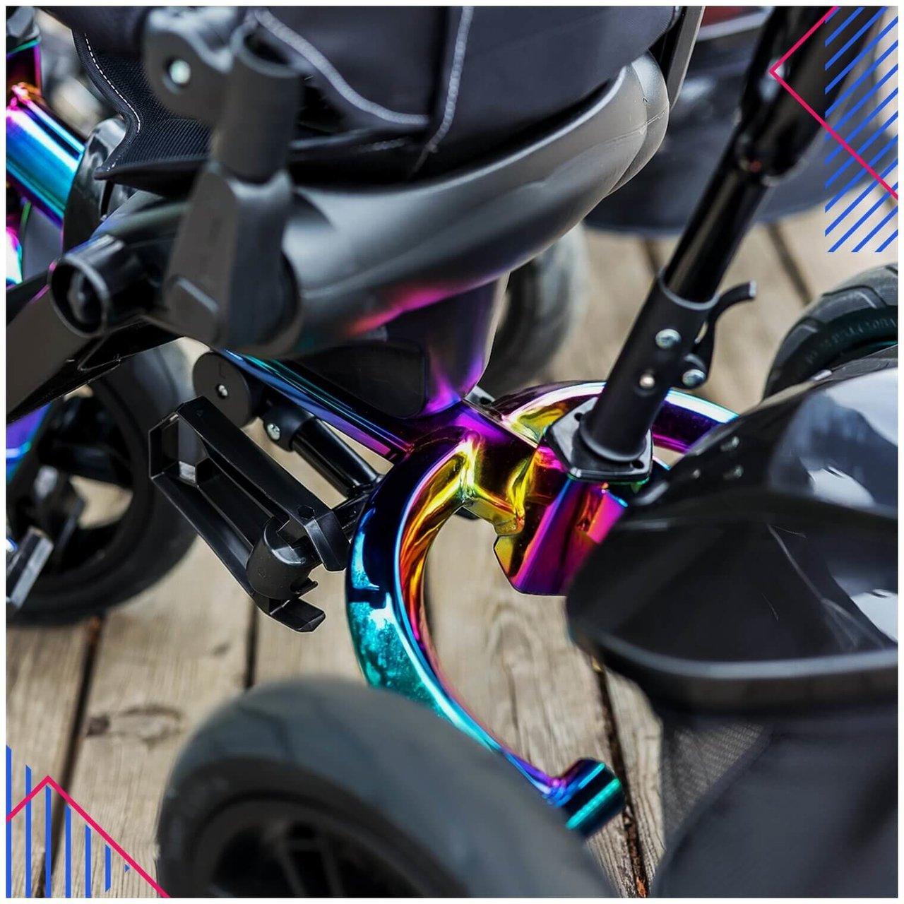 Трехколесный велосипед City-Ride Lunar хамелеон фиолетовый - фото 2 - id-p173450783