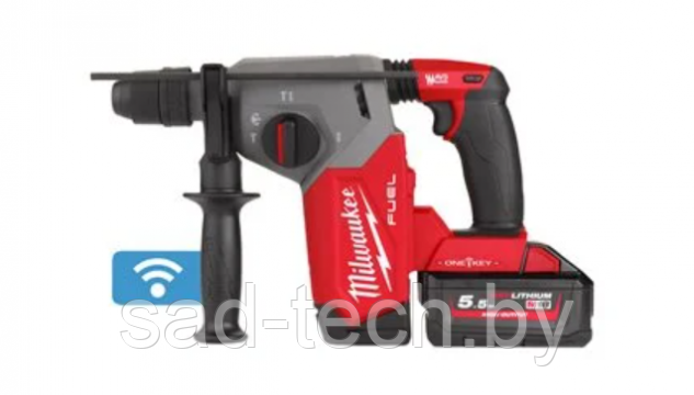 Аккумуляторный SDS-Plus перфоратор Milwaukee M18 ONE FHX-552X FUEL ONE-KEY (Li-Ion 5.5 Ач) (Арт. 4933478504) - фото 1 - id-p173450803