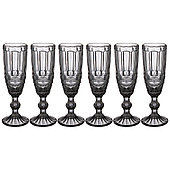 Набор бокалов для шампанского Muza Color Серпентина 6шт 150мл  (4 варианта расцветки) Lefard 781-103