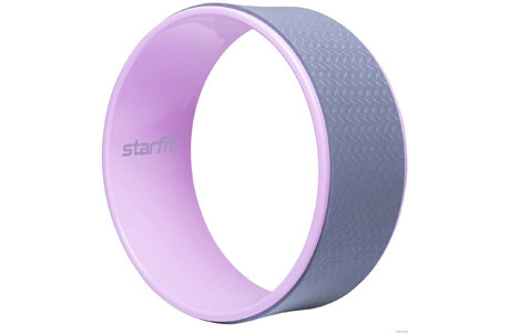 Колесо для йоги, 32 см, серо-розовый STARFIT YW-101-GR/PI