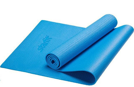 Коврик гимнастический для йоги 173х61х0,6 см, синий STARFIT FM-101-06-BL - фото 1 - id-p173455012
