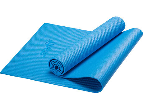Коврик гимнастический для йоги 173х61х1,0 см, синий STARFIT FM-101-1-BL - фото 1 - id-p173455013