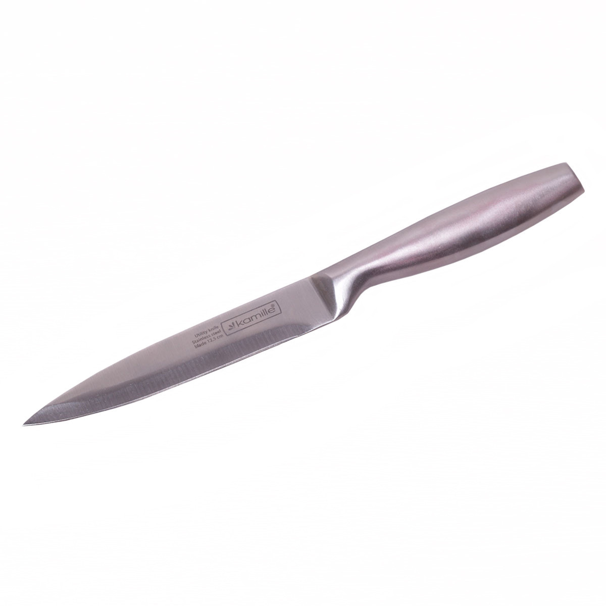 Нож универсальный из нерж. стали (лезвие 12,5 см; рукоятка 11 см) Kamille 5143 - фото 1 - id-p173455262