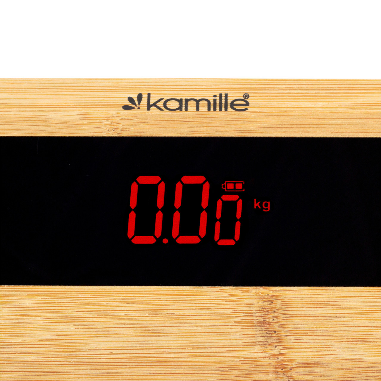Весы напольные электронные 28*28*3,2см, основание бамбук Kamille 7113 - фото 5 - id-p173455281