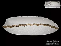 Овальное блюдо 36см ДОЛИНА РОЗ, керамика LENARDI 110214