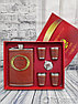 Подарочный набор Jack Daniels: фляжка 255 мл, 4 стопки и металлическая воронка M-39 Коричневый в золоте, фото 10