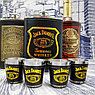 Подарочный набор Jack Daniels: фляжка 255 мл, 4 стопки и металлическая воронка M-39 Темно-коричневый в бронзе, фото 4