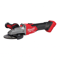 Аккумуляторная углошлифовальная машина с плоским редуктором Milwaukee M18 FSAGF125 XB-0X FUEL 125 мм (Арт.